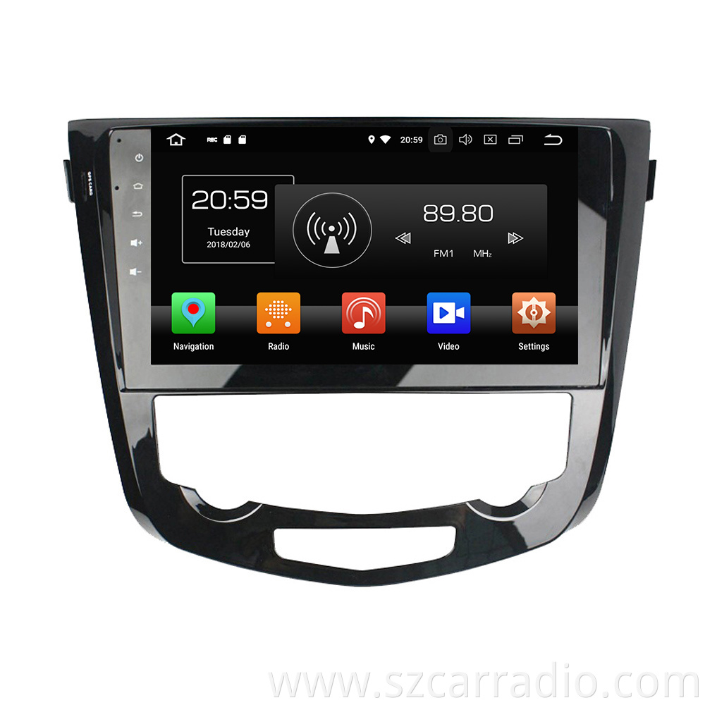 Android car dvd for Nissan Qashqai 2013